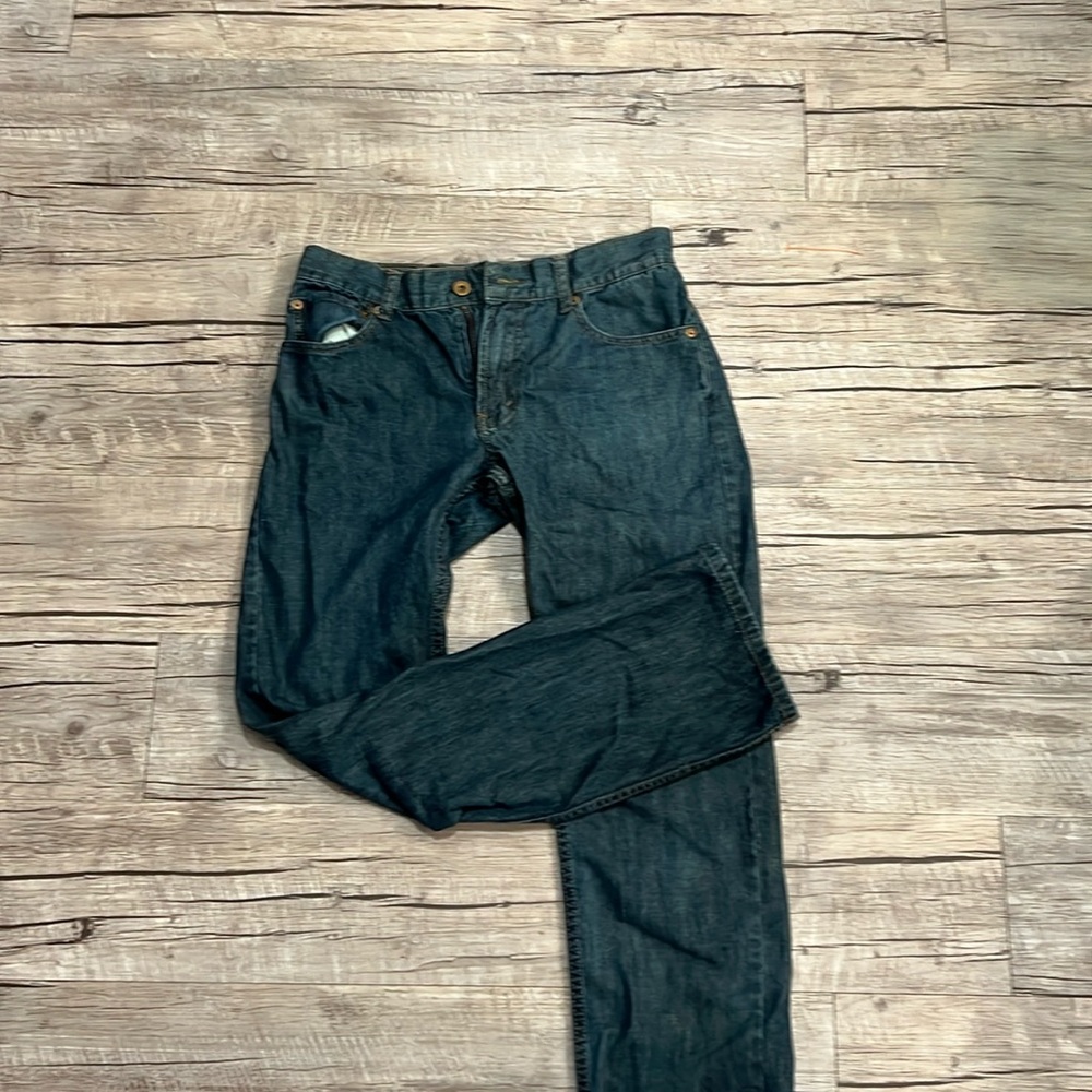 Levis dark blue wash jeans